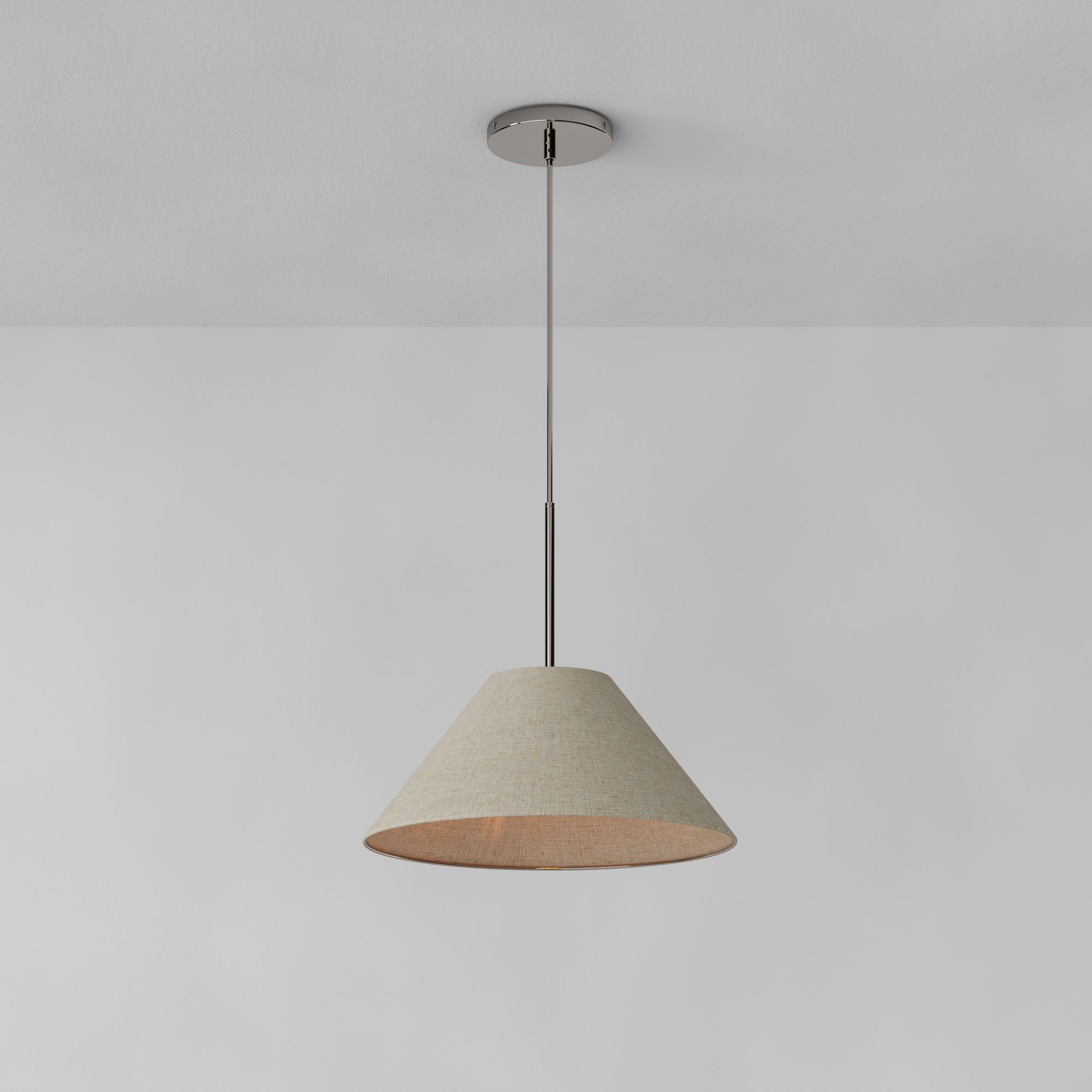 Fabric Black Contemporary Cone swing wall lamps