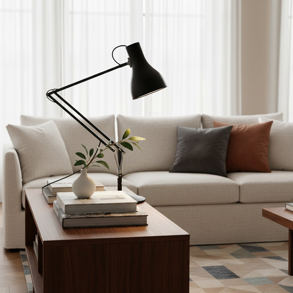 Archive Table Lamp Metal Construction Task