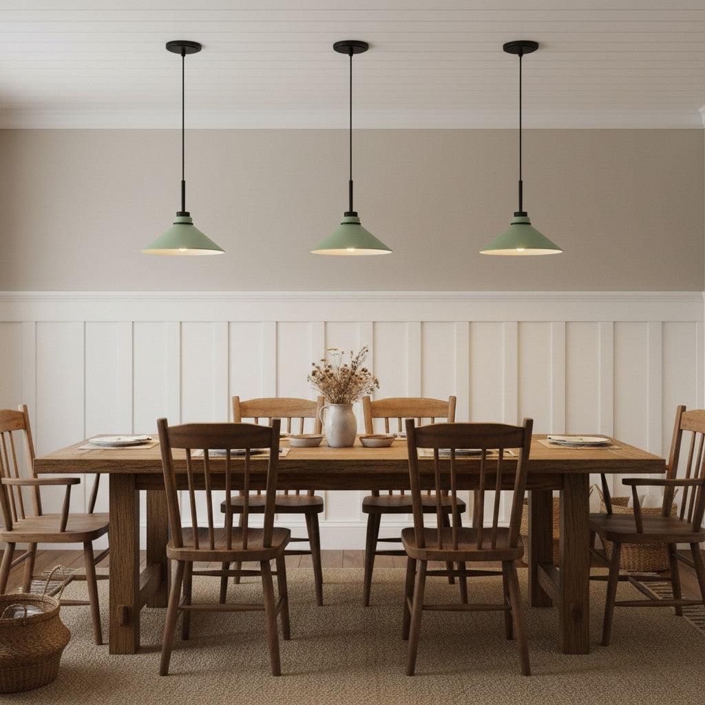 Grange Pendant Light Metal&Glass