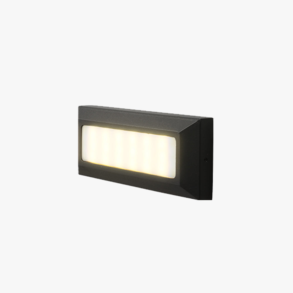 Ray Rectangular Outdoor Deck & Step Light, 2 Color, 9.1"x3.1"