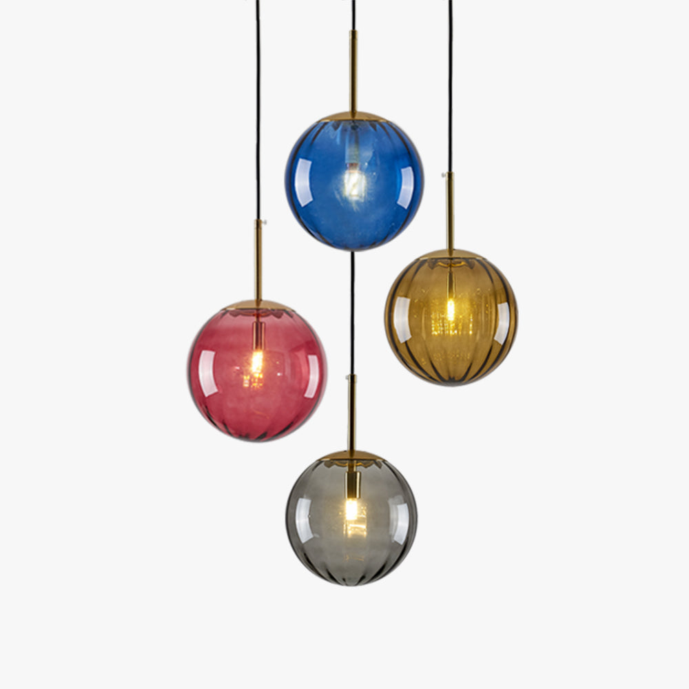 Valentina Modern Pendant Light Bubble Gradient, Glass