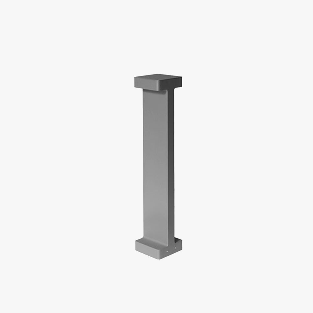 Ray Modern Metal T-Shaped Solar Outdoor Path Light - Letslighting