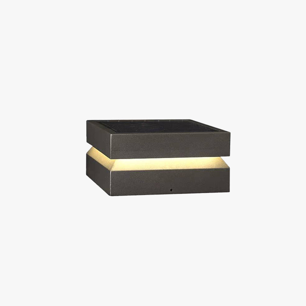 Ray Modern Concave Metal Outdoor Lamps Solar - Letslighting