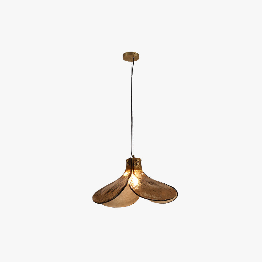 Arisha Handmade Retro Glass Pendant Light, Four-Leaf Flower - Letslighting