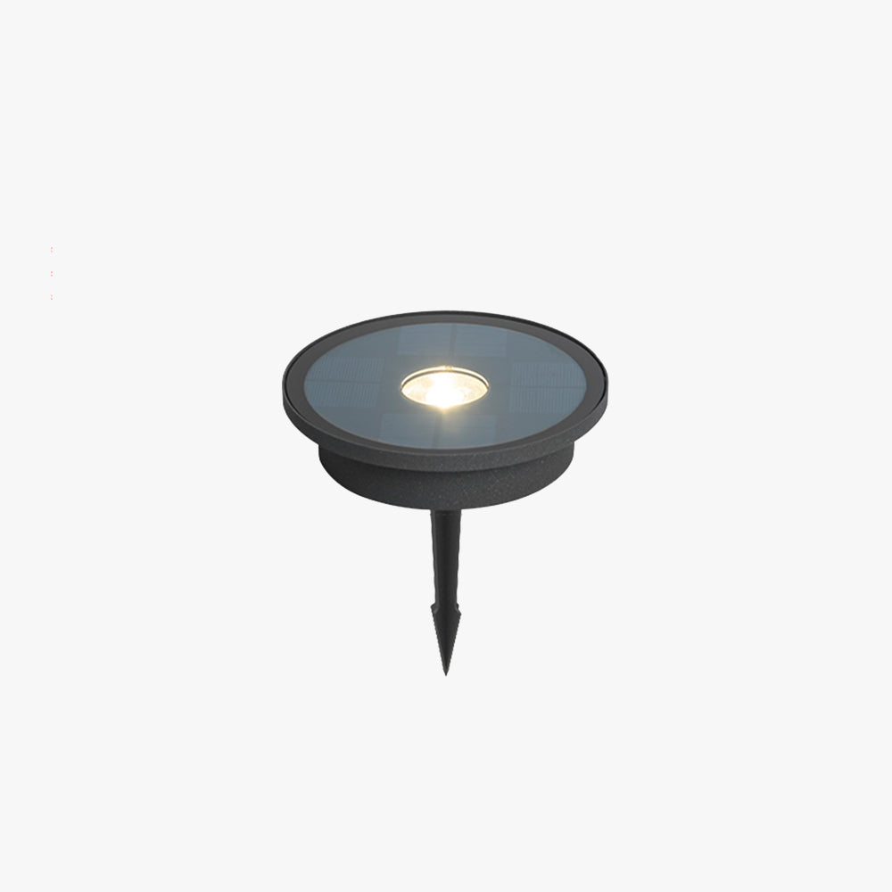 Ray Modern Metal Discoid Outdoor Deck Step Light