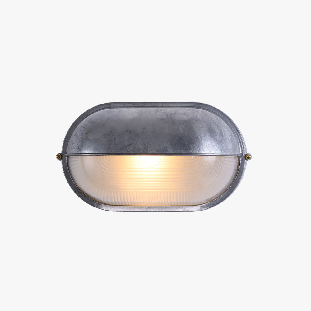 Ray Modern Round/Ellipse Outdoor Waterproof Wall Lamp, 2 Colors