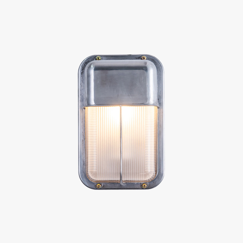 Ray Wall Lamp Geometric Modern Metal Glass Outdoor