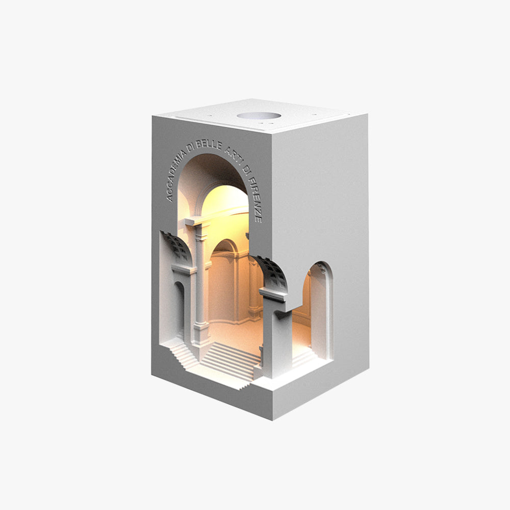 Ray Art Deco Flush LED Plaster Wall Lamp