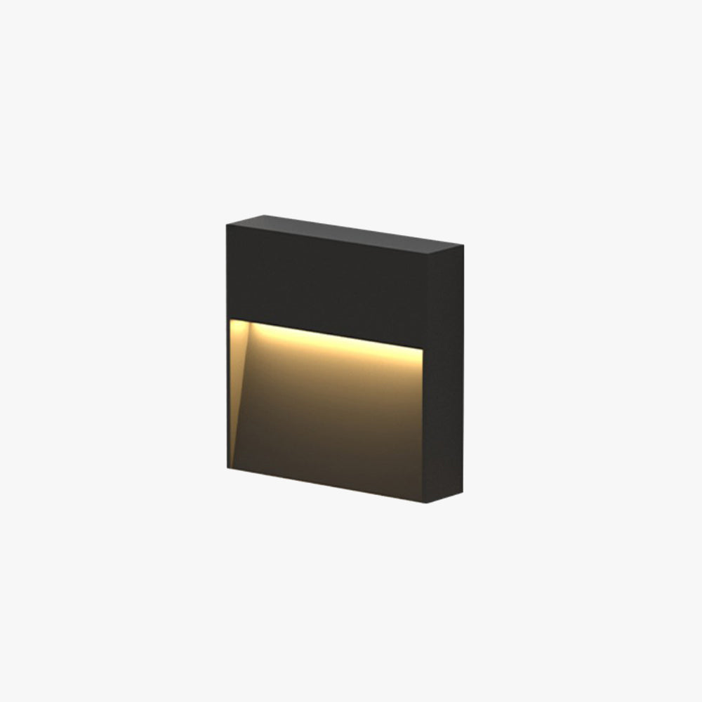 Ray Metal Rectangular Outdoor Deck Step Light
