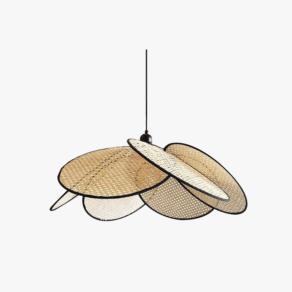 Ritta Willow Weave Rattan Pendant Light - Letslighting