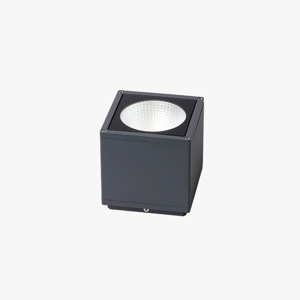 Ray Modern Cube Flush Mount Ceiling Light Metal Glass