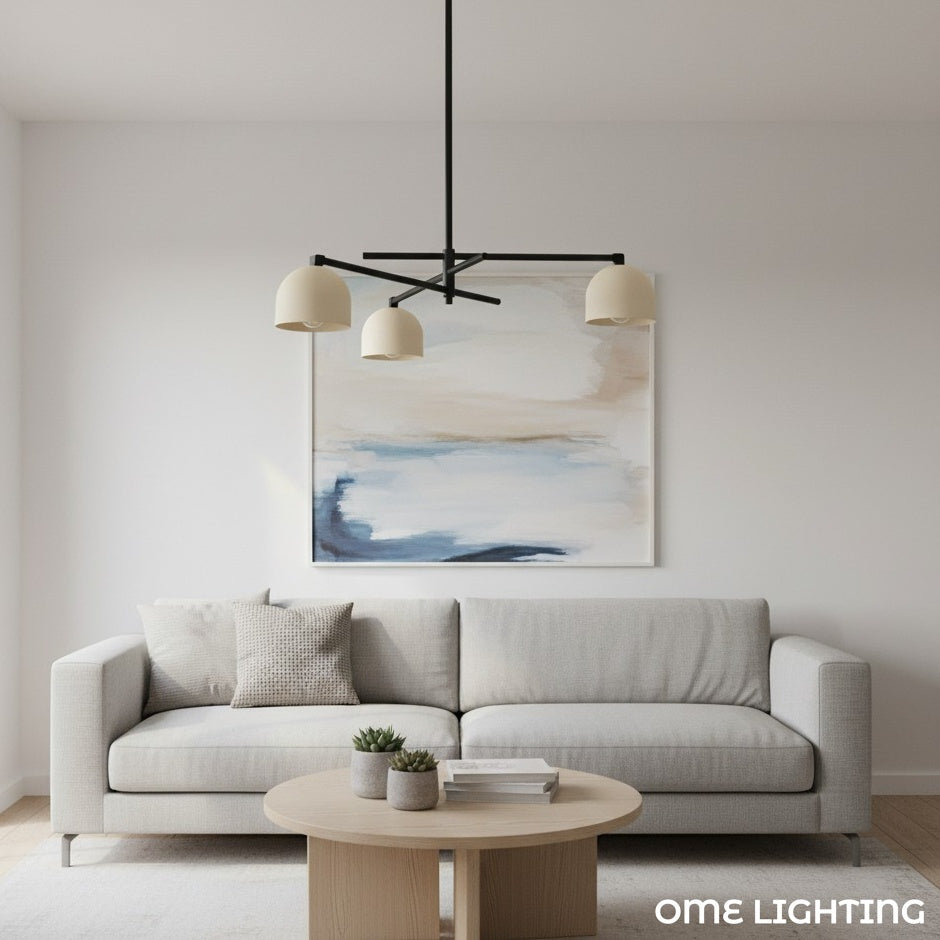 Chroma Brass  Multi-Light Chandelier