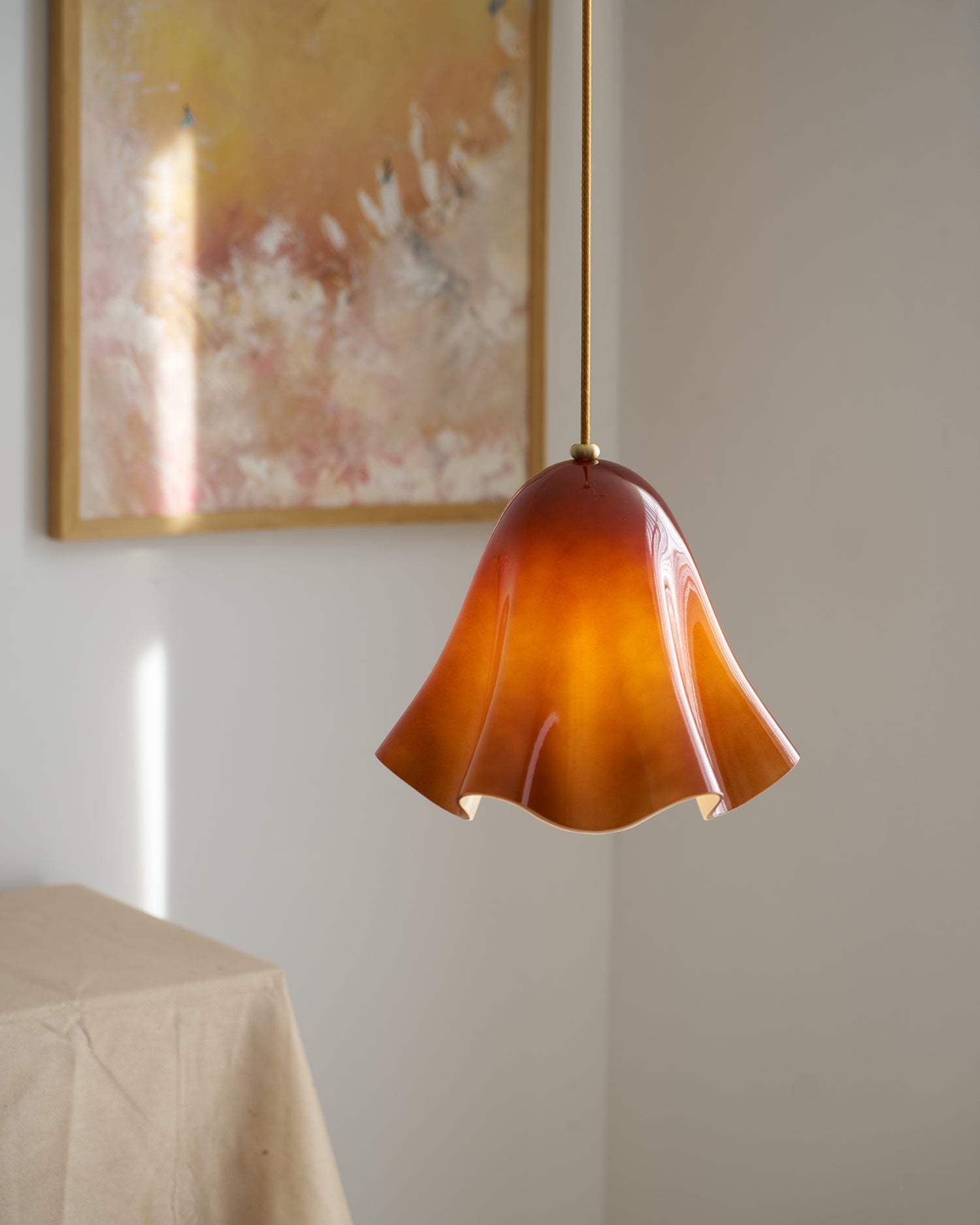 Musa Artistic Glass Modern Bloom Inspired Ceiling Lamp