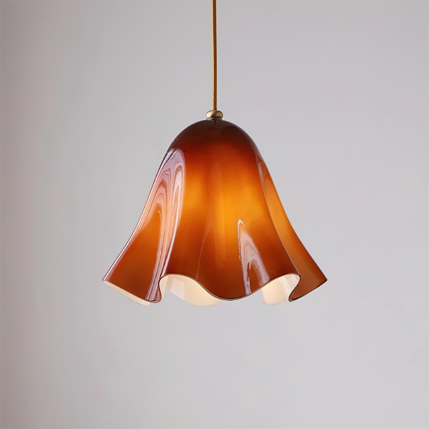Musa Artistic Glass Modern Bloom Inspired Ceiling Lamp