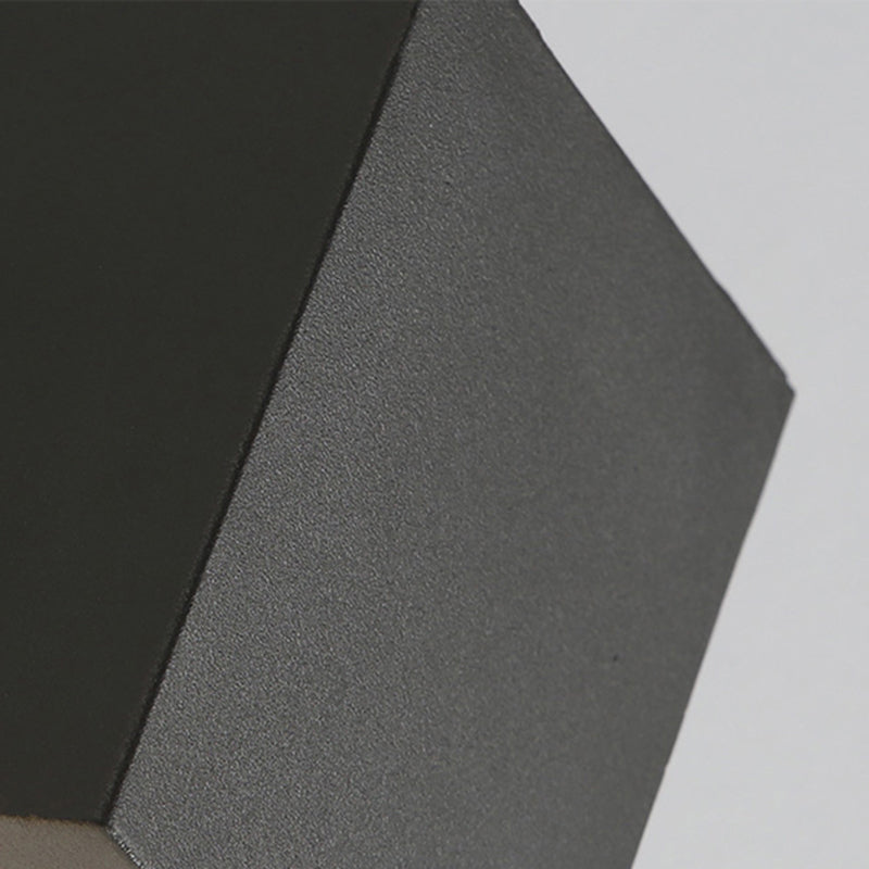 Ray Minimalist Metal Square Outdoor Wall Lamp
