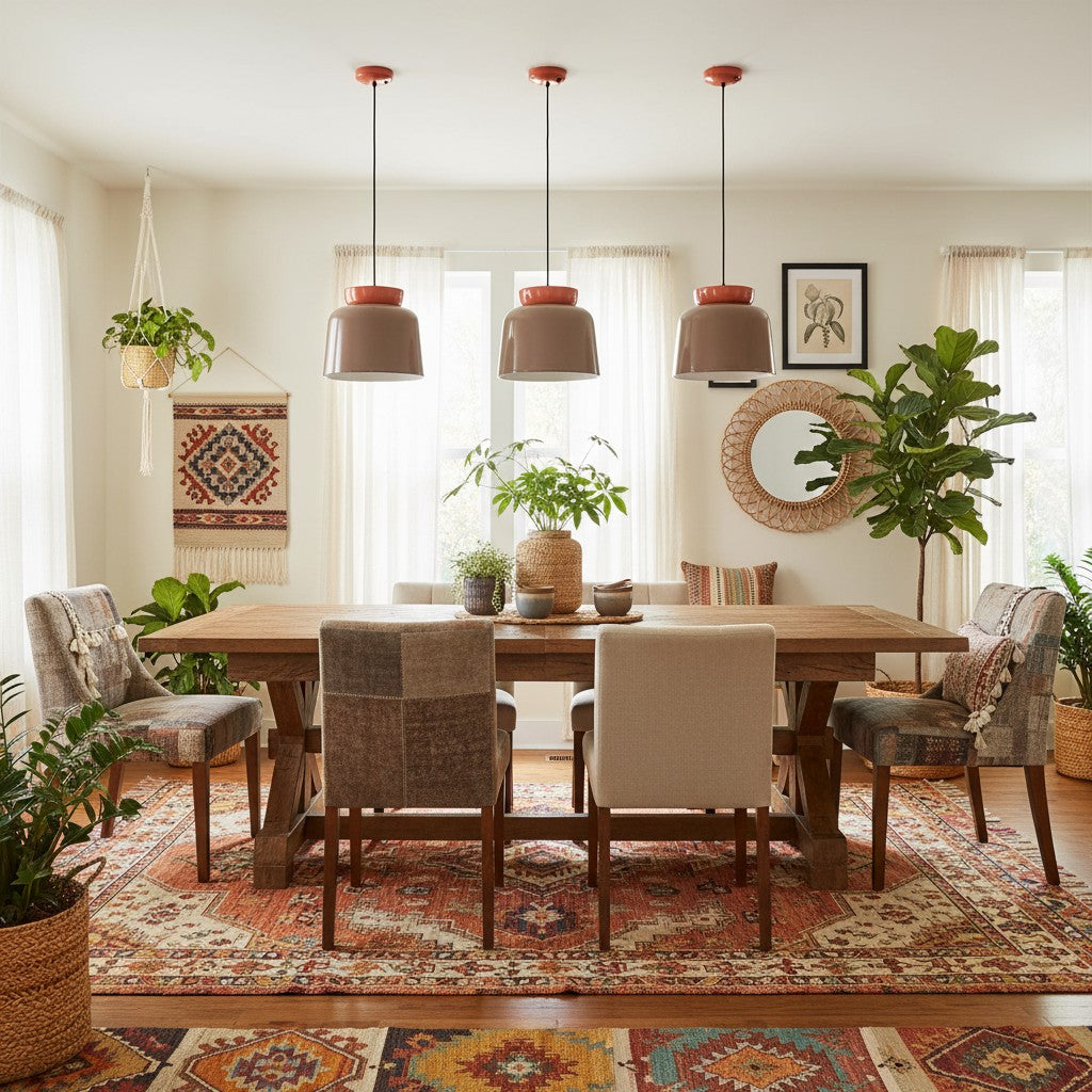 Hues Ceramic Bowl  Pendant Light