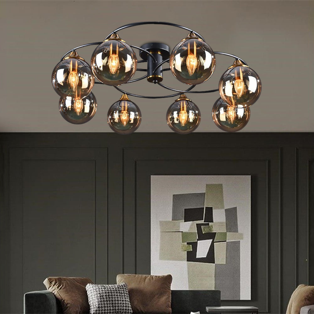 Valentina Nordic Bubble Glass Ceiling Light - Letslighting