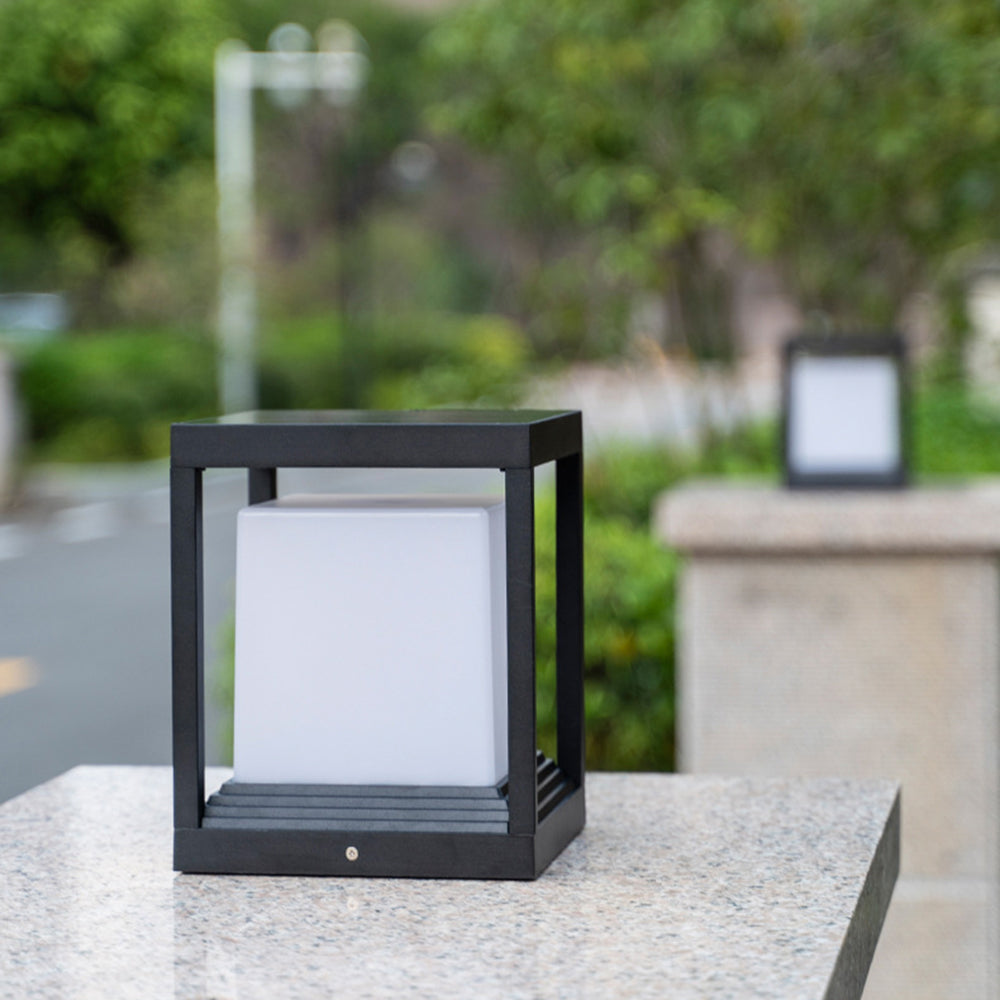 Ray Modern Rectangular Metal Outdoor Lamps
