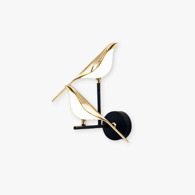 Arisha Minimalist Magpie Bird Wall Lamp Bedroom - Letslighting