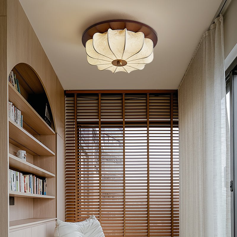 Elowen Fabric Ceiling Light - Letslighting