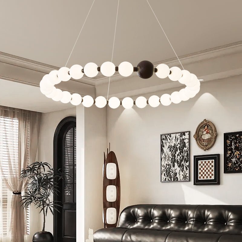 Celestial Bead Ring Chandelier - Letslighting