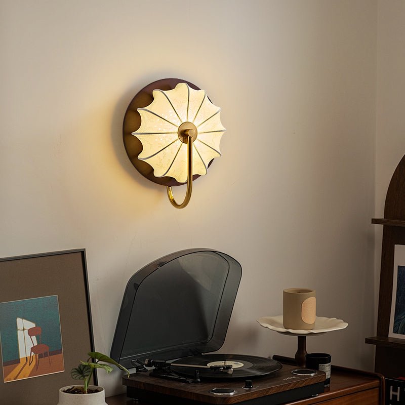 Elowen Fabric Wall Light - Letslighting