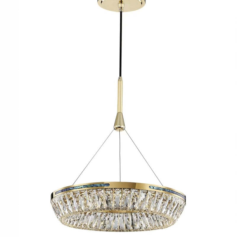 Kristy Modern Luxury Crystal Chandelier Tri-Circle - Letslighting