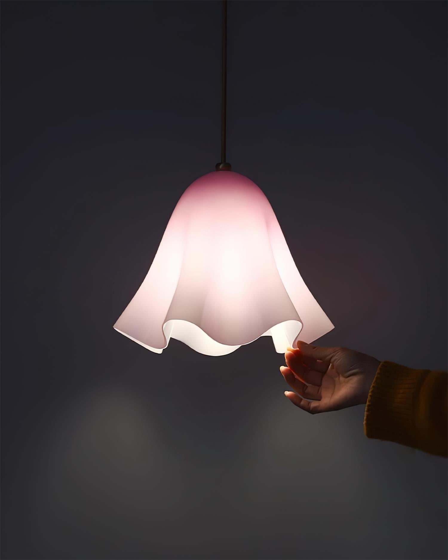 Musa Artistic Glass Modern Bloom Inspired Ceiling Lamp