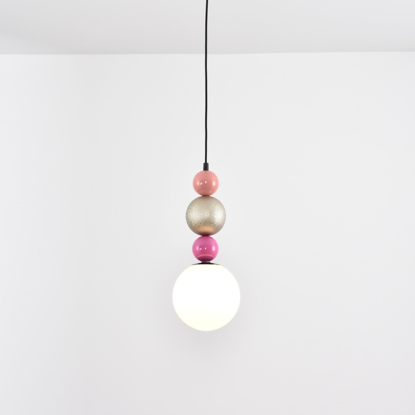 Eshaisra Nordic Art Round Balls Stacking Glass Pendant Lamp - Letslighting