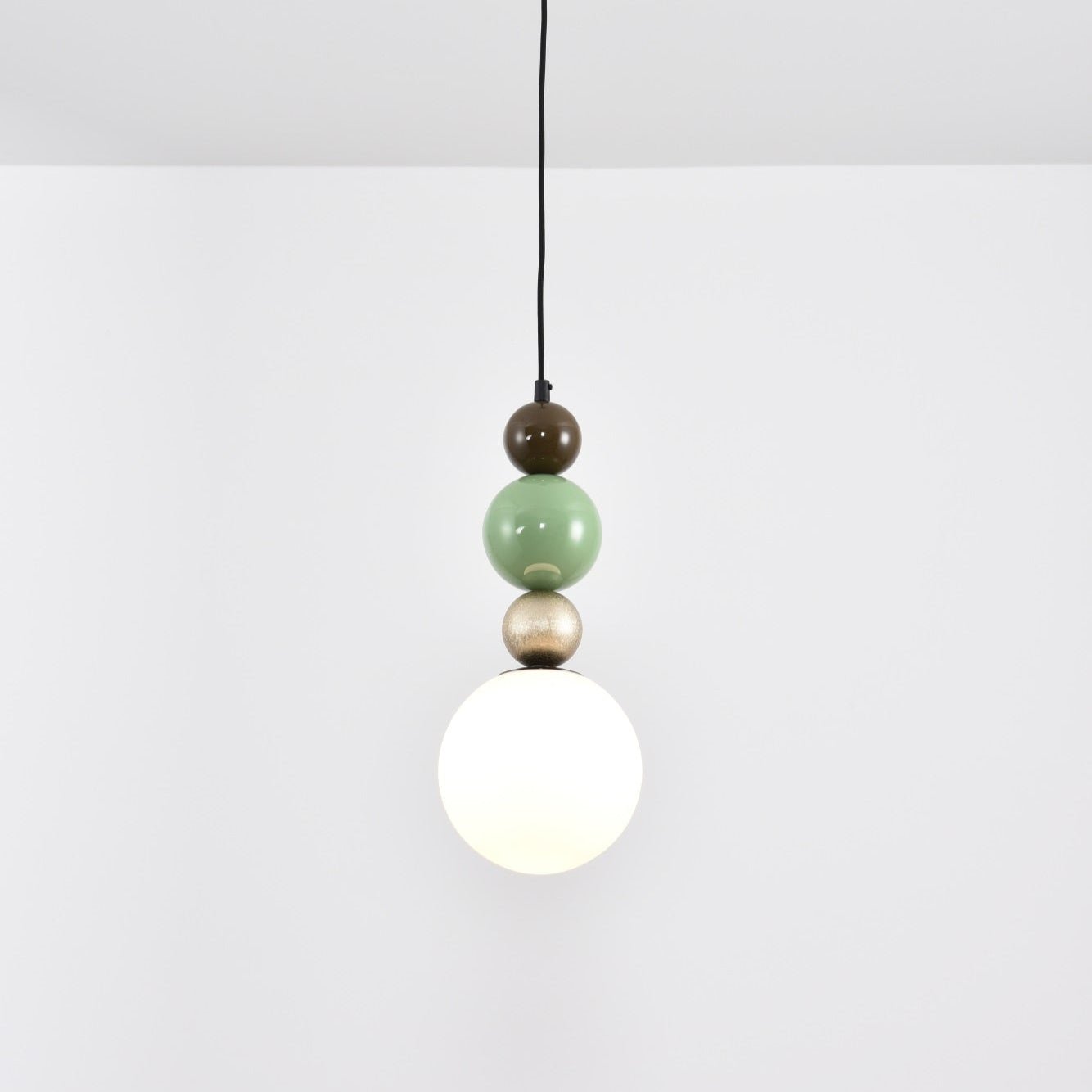 Eshaisra Nordic Art Round Balls Stacking Glass Pendant Lamp - Letslighting