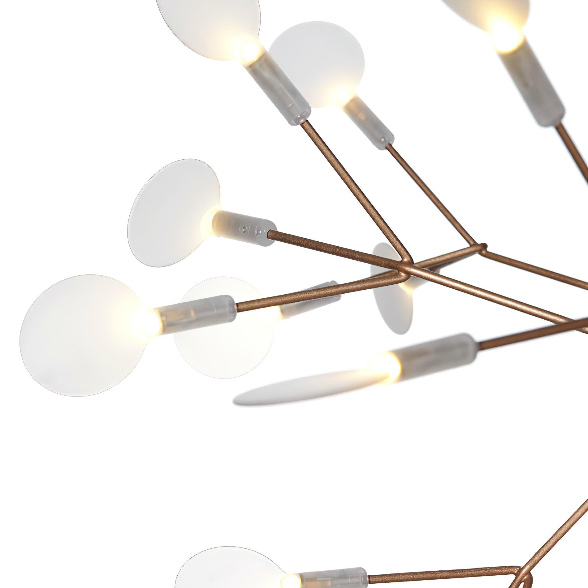Lustra Chandelier LED Branch Long Linear Artistic - Letslighting