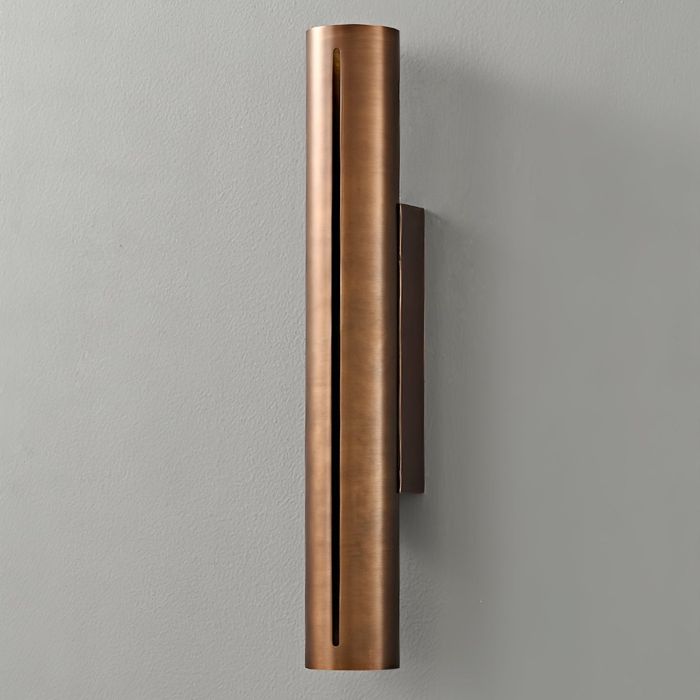 Avsilara Modern Minimalist Cylinder Brass Wall Light - Letslighting