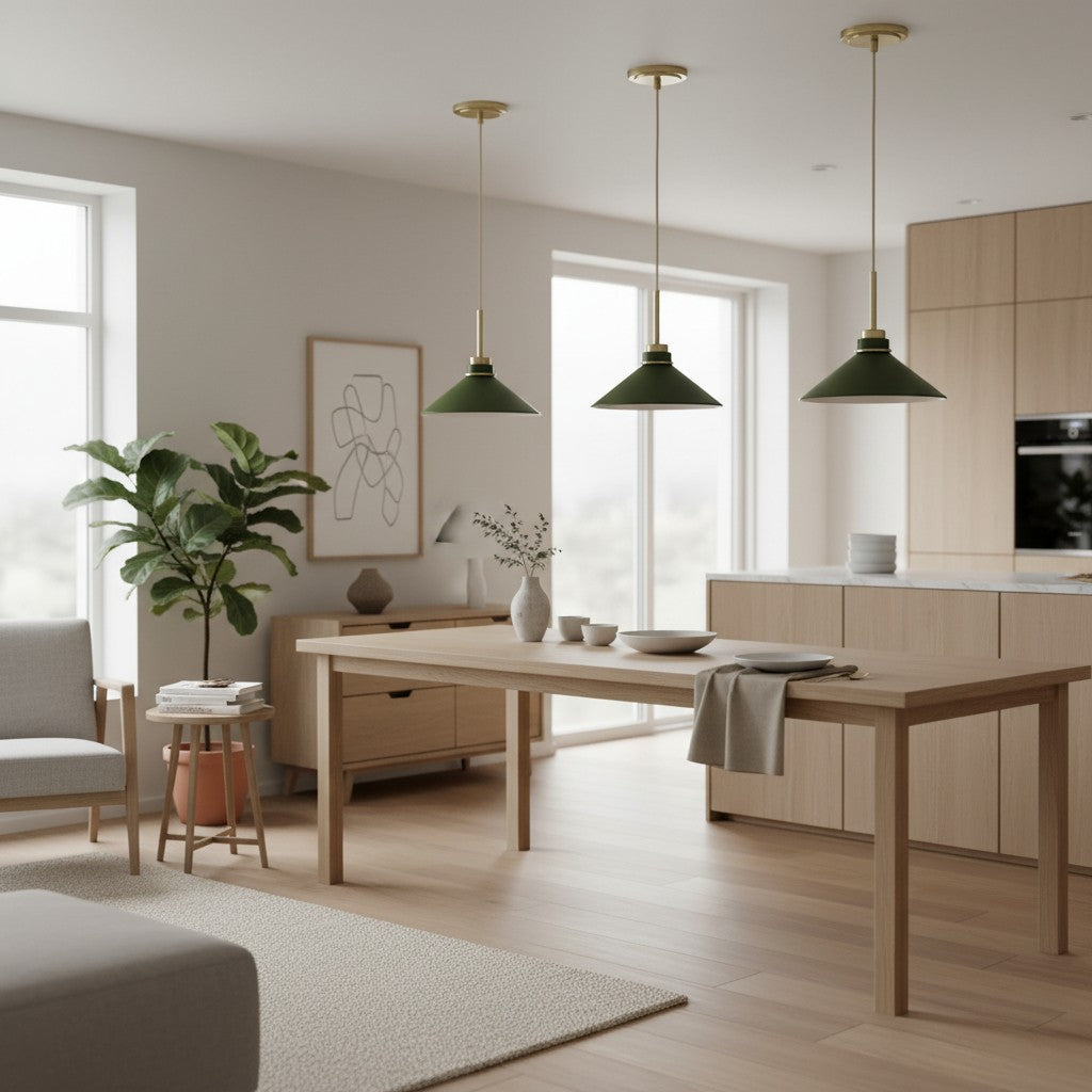 Grange Pendant Light Metal&Glass