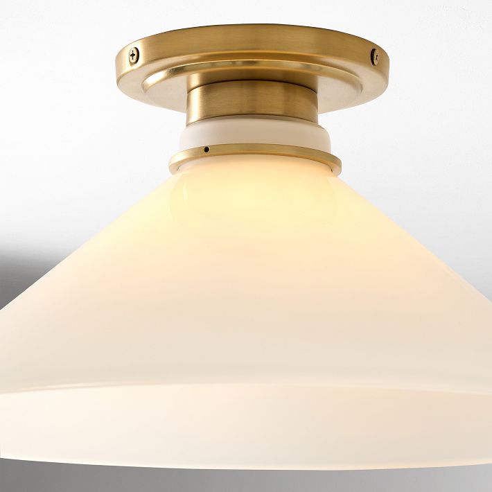 Grange Ceiling Light Metal&Glass