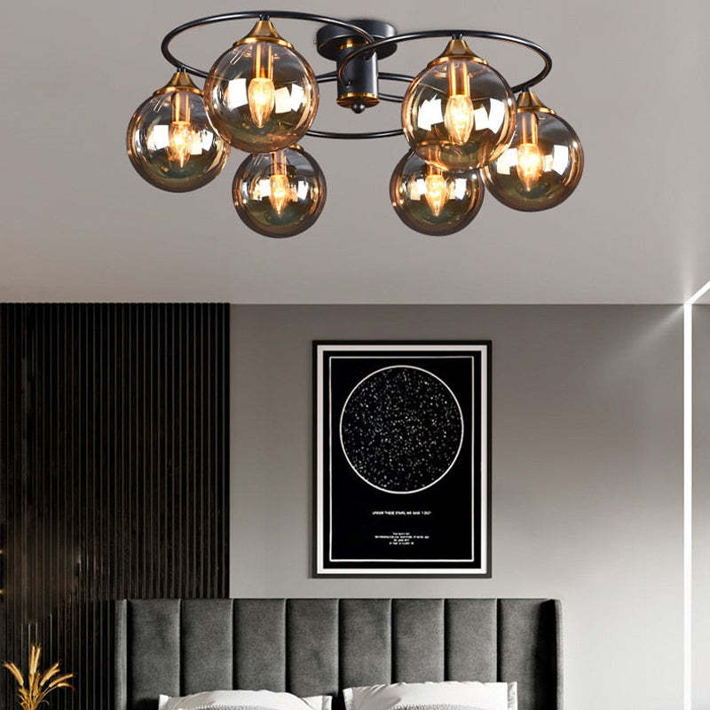 Valentina Nordic Bubble Glass Ceiling Light - Letslighting