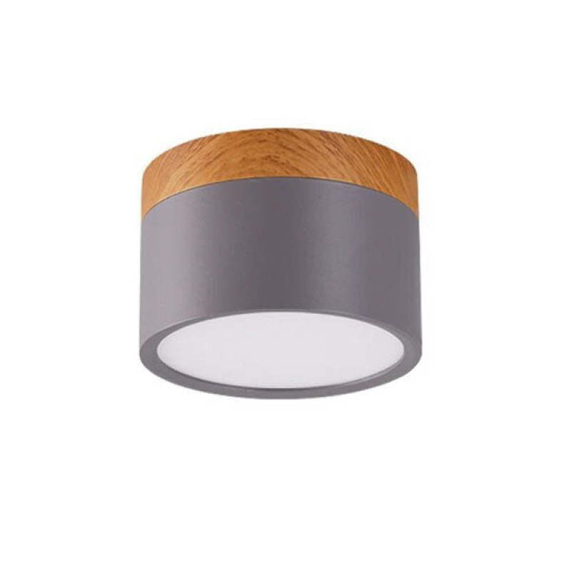 Valentina Modern Cylindrical Metal/Acrylic Flush Mount Ceiling Light Hallway