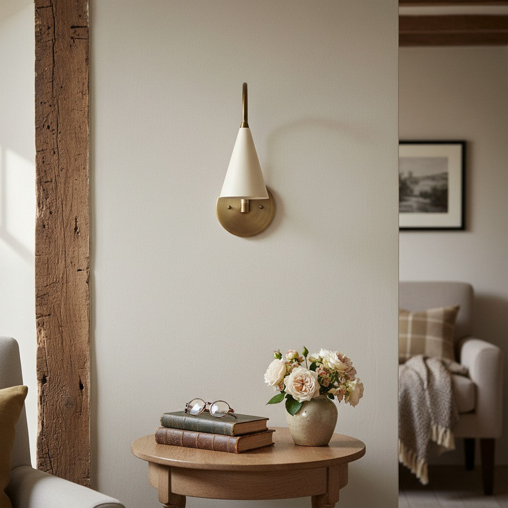 Disc Metal Vintage Wall Sconce Vintage Bedroom