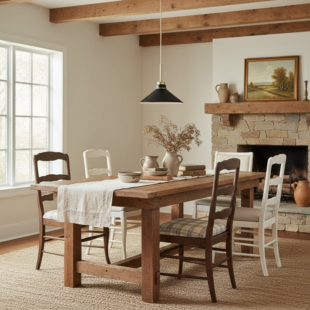 Grange Pendant Light Metal&Glass