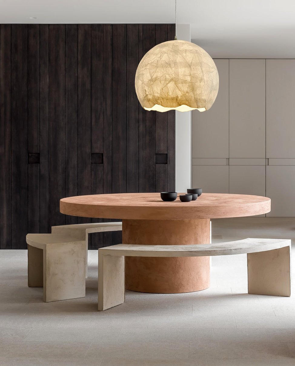 Nest Organic Silk Pendant Lamp - Letslighting