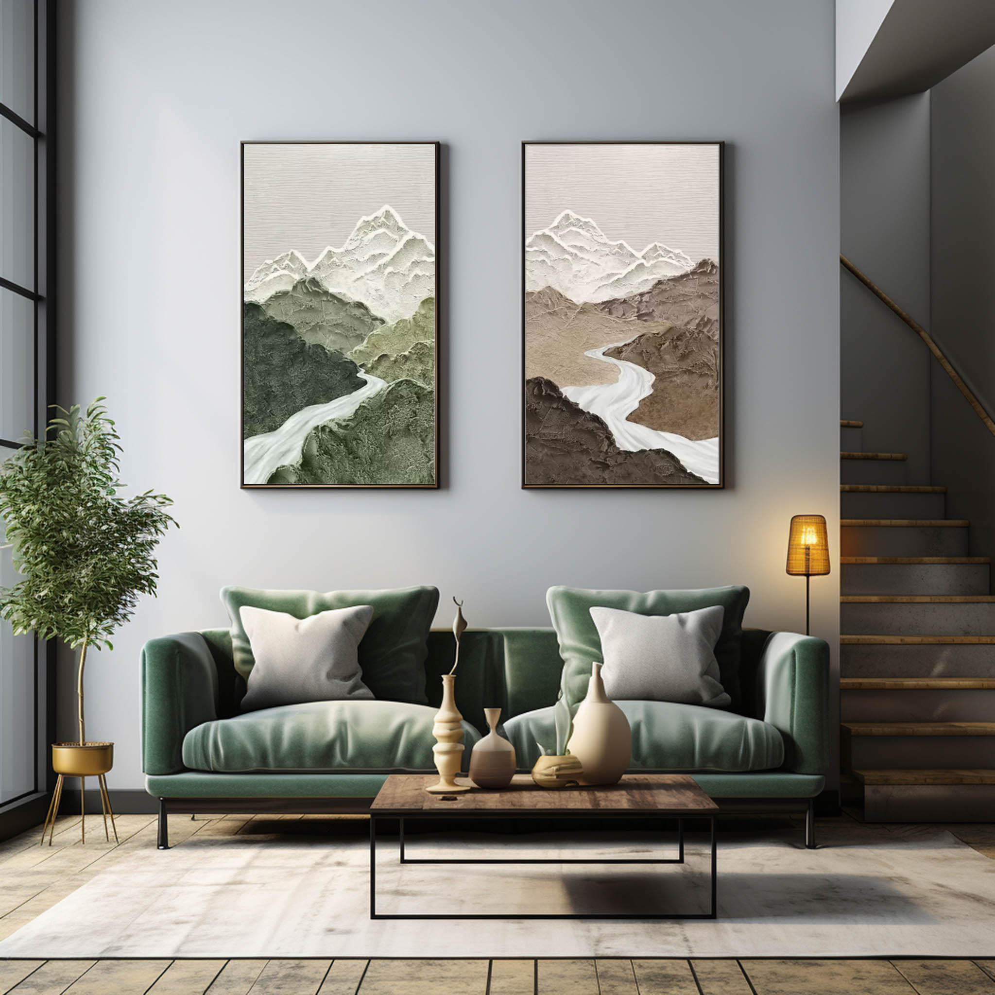 Panoramic 2 piece set #P2P003 - Letslighting