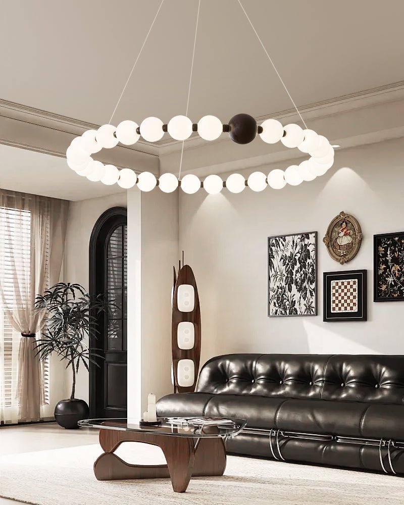 Celestial Bead Ring Chandelier - Letslighting
