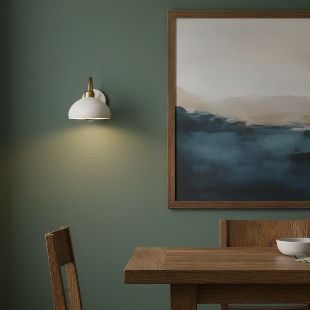 Terra Wall Lamp Ceramic$Brass