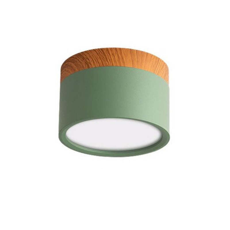 Valentina Modern Cylindrical Metal/Acrylic Flush Mount Ceiling Light Hallway