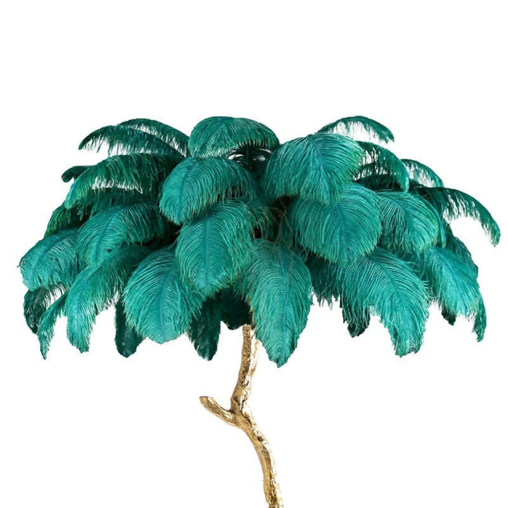 O'Moore Nordic Luxury Unique Ostrich Feather Floor Lamp/Table Lamp - Letslighting