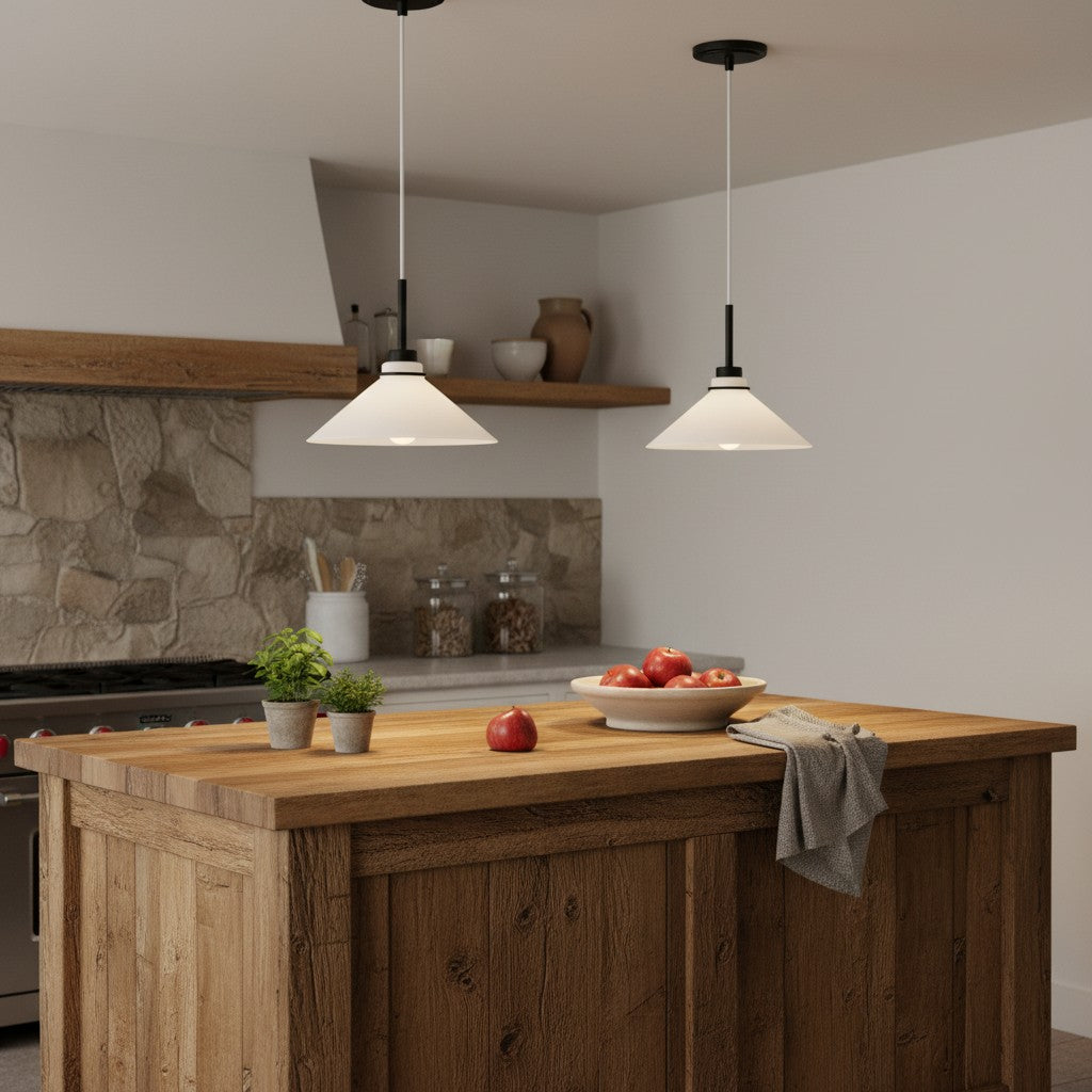 Grange Pendant Light Metal&Glass