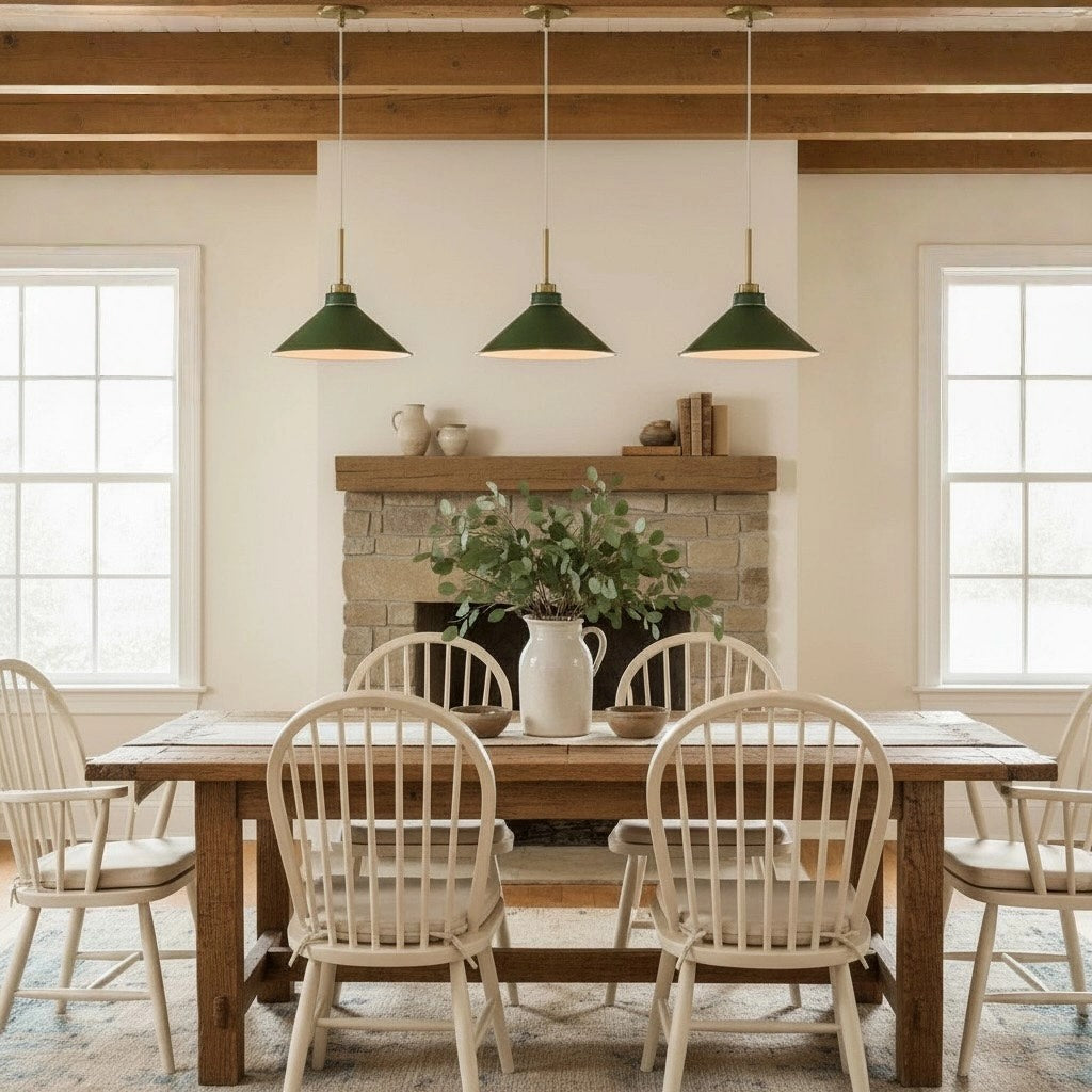 Grange Pendant Light Metal&Glass
