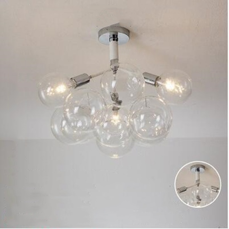 Valentina Nordic Luxury Clear Bubble Pendant Light - Letslighting