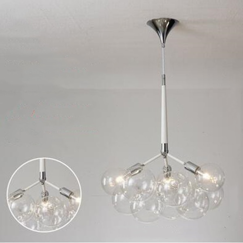 Valentina Nordic Luxury Clear Bubble Pendant Light - Letslighting