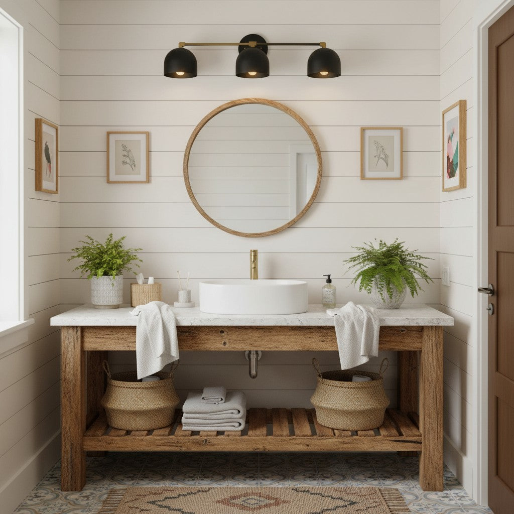 Chroma Dome Brass Wall Sconce Modern Bathroom