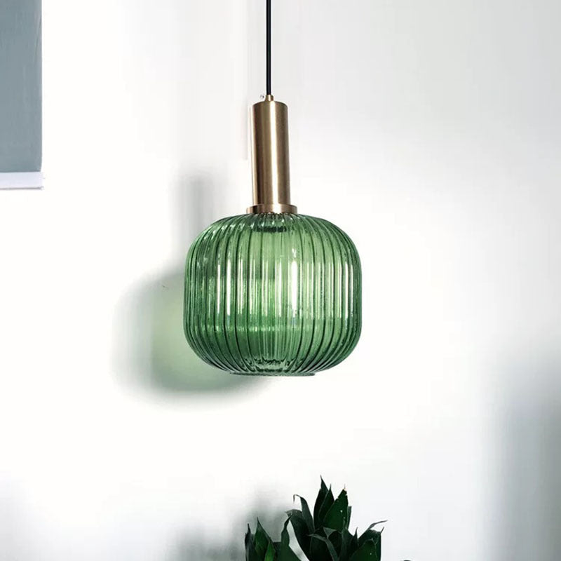 Valentina Pendant Light Crystal Moru Glass Cognac Kitchen Island